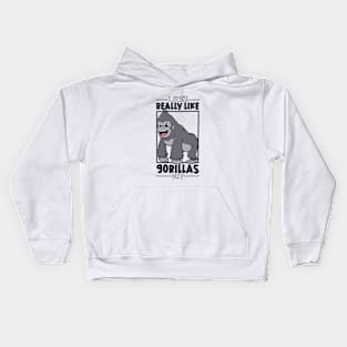 I just really love Gorillas Kids Hoodie